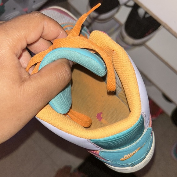 White & Pink Solar NIKES - Picture 5 of 5